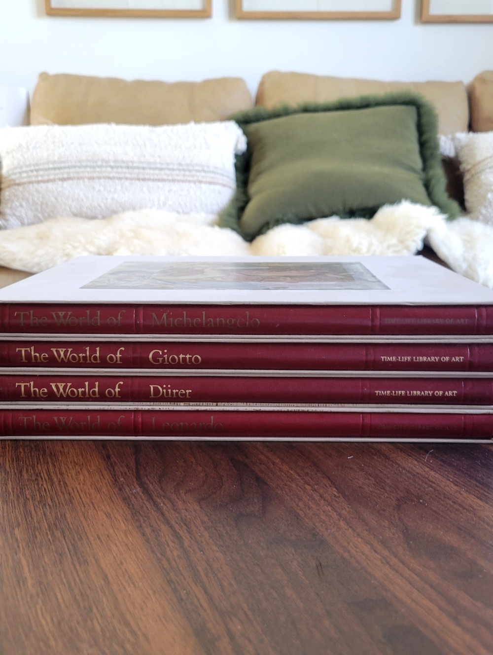 TIME-LIFE LIBRARY OF ART Set of 4 Books Michelangelo Giotto Dürer Leonardo